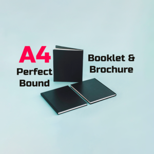 A4 Perfect Bound Booklets - 115gsm Silk