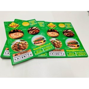 Half Fold Menu - 350gsm silk