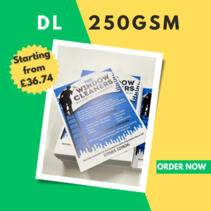 DL Flyers & Leaflets - 250gsm Silk