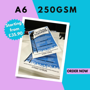 A6 Flyers & Leaflets-250gsm silk