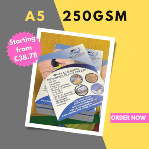 A5 Flyers & Leaflets-250gsm silk