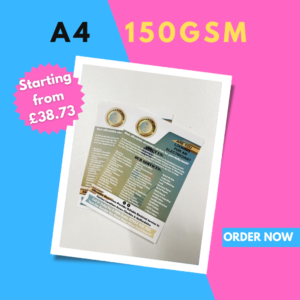 A4 Flyers & Leaflets - 150gsm silk