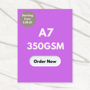 A7 Flyers & Leaflets - 350gsm